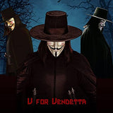 V for Vendetta Mask, Hacker Mask Halloween Masks -White Anonymous Guy Masks for Kids - Glow-Paradise