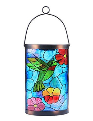 Hanging Solar Lantern Outdoor Decorative Waterproof LED Solar Hummingbird Lights Tabletop Lamp for Outdoor Patio Garden - Glow-Paradise