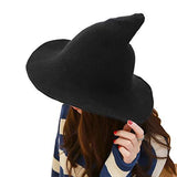 Edoneery Halloween Witch Hat for Women Wide Brim Foldable Pointed Cap for Halloween Party Costume Accessory - Glow-Paradise