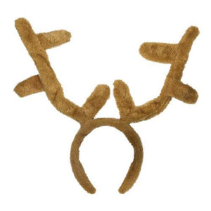 Furry Antlers Headband (1 Quantity Per Pack) - Glow-Paradise
