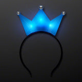 LED Light Up Crown Headband (Blue Color, 1 Quantity Per Pack) - Glow-Paradise