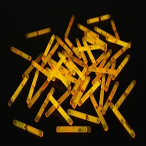 1.5 Inch Mini Glow Sticks (Orange Color, 50 Count Per Pack) - Glow-Paradise