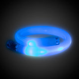 LED Light Up Purple Tube Bracelets (Blue Color, 1 Bracelet Per Pack) - Glow-Paradise