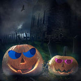 Halloween Flashing Peeping Eyes Lights Animated (3 Pack); Dark Activate, Halloween Light Decorations, Outdoor Lawn Decor - Glow-Paradise