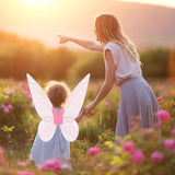 Fairy Wings for Girls Adults Light Up Butterfly Wings Sparkly LED Fairy Wings for Kids Women Halloween Costume Angel Cosplay Birthday,23.6 x 18.9 Inch - Glow-Paradise