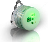 LED LIght up Clip On Blinky Light Earrings (Green Color) - Glow-Paradise