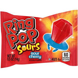Ring Pop Sours Individually Wrapped Back to School Bulk Lollipop Variety Party Pack – 30 Count Lollipop Suckers w/ Assorted Flavors - Fun Candy/Supplies for School Treats & Care Packages - Glow-Paradise