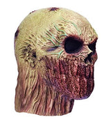 RAPGET Horror Mask Zombie Mask Creepy Mask Old Man Mask Halloween Novelty Costume Party Latex Full Head Mask Zombie Cosplay Props(yellow) - Glow-Paradise