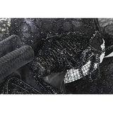 QinYing Black Halloween Costume LED Light Witch Hats for Women Steeple Top with Lamp for Party Black - Glow-Paradise