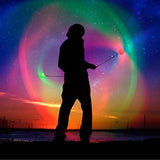 LED Poi Ball Swirling Light Rave Toy (Set of 2) Color Changing Poi Balls - Glow-Paradise