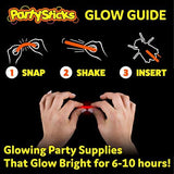 PartySticks Glow Critters 30pk Glow in The Dark Bug Toys and Glow Sticks - 3 Inch Fake Bugs Party Favors, Glow in The Dark Party Decorations - 10 Light Up Fake Toy Bugs, 20 Mini Glow Sticks - Glow-Paradise