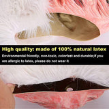 Hautton Halloween Mask, Men's Horrific Scary Face Latex Masks for Halloween Costume Party Cosplay Props -Three Faces - Glow-Paradise