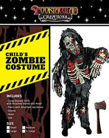 Spooktacular Creations Zombie Deluxe Costume for Child with Bloody Axe (S(5-7)) - Glow-Paradise