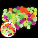 CCINEE 72PCS Halloween Bouncing Ball,Glow in Dark Bouncy Balls Toys for Kids Halloween Party Decoration Favor Bag Fillers - Glow-Paradise