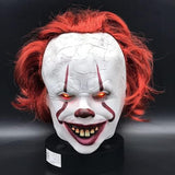 Horror Clown Mask Creepy IT Mask is Perfect for Cosplay Halloween, Movie Premiere and More.Halloween Mask - Glow-Paradise