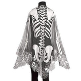 Heritage Lace Skeleton Poncho ,Pewter , 60 by 60-Inch - Glow-Paradise