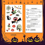 Partywind 250 Styles Glow Halloween Party Supplies, Luminous Halloween Temporary Tattoos for Kids Birthday Party Decorations Favors, Halloween Gifts Goodie Bag Fillers (24 Sheets) - Glow-Paradise