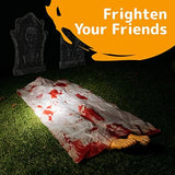 Halloween 5 Ft. Long Back From the Grave Dead Body for Creepiest Haunted House Decor, Halloween Prop Decorations - Glow-Paradise