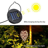 Hanging Solar Lights Tomshine Solar Lantern LED Garden Lights Metal Lamp Waterproof for Outdoor Hanging Decor - Glow-Paradise