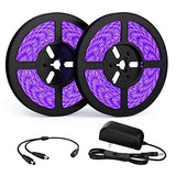 Onforu 32.8ft LED Black Light Strip Kit, 600 Units Lamp Beads, 12V Flexible Blacklight Fixtures, 10m LED Ribbon, Non-Waterproof Black Lights for Glow Party, Indoor Birthday Party, Body Paint,Halloween - Glow-Paradise