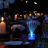 5.5" Light Up Mini Blue Centerpieces (Party Set of 12) for Tables - Glow-Paradise