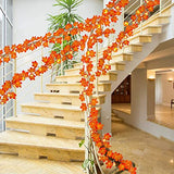 3 Pack Fall Garland with Pumpkin Lights & Enlarged Maple Fall String Lights Halloween Pumpkins Lights, 30Ft 60LED Waterproof Battery Operated Fall Decorations Home Indoor Outdoor Thanksgiving Decor - Glow-Paradise