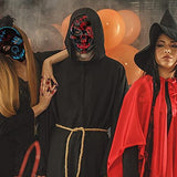 Halloween Mask LED Light up Costumes Scary Mask for Party Supplies Favor (Red pirate) - Glow-Paradise