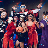 Aneco 8 Pieces Halloween Eyeglasses Novelty Halloween Party Favors Funny Halloween Party Eyeglasses Frame Halloween Toy Glasses Cosplay Props for Halloween, Party (8 styles) - Glow-Paradise
