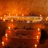 Floating Pool Lights,20PCS Waterproof Floating Candle Lights for Swimming Pool, Outdoor LED Glow Lights for Beach, Garden Backyard, Patio Lawn, Hot tub, Christmas Décor (Warm White) - Glow-Paradise