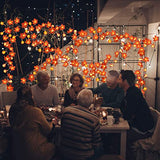 3 Pack Fall Garland with Pumpkin Lights & Enlarged Maple Fall String Lights Halloween Pumpkins Lights, 30Ft 60LED Waterproof Battery Operated Fall Decorations Home Indoor Outdoor Thanksgiving Decor - Glow-Paradise