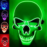 Halloween Mask LED Light up Costumes Scary Mask for Party Supplies Favor - Glow-Paradise