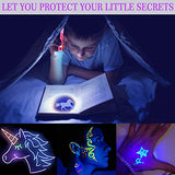 24 Pack Invisible Ink Pen with UV Black Light Secret Spy Pens Magic Disappearing Ink Markers School Supplies Kids Party Favors Halloween Birthday Gift for Boys Girls Goodie Bags Stuffer (2 Style) - Glow-Paradise