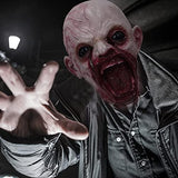 Molezu Vampire Mask Scary Dracula Monster Halloween Costume Party Horror Demon Zombie (earthy yellow) (D) - Glow-Paradise