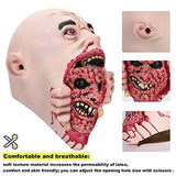 Hautton Halloween Mask, Men's Creepy Horrific Masks Evil Dead for Halloween Costume Party Cosplay Props -Scary Mouth - Glow-Paradise