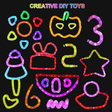Halloween Light Up Toys for Kids -18 Pack LED Pop Pipes Tubes Bracelets Glow in The Dark Sticks Fidget Toys, Neon Rainbow Birthday Wedding Music Party Favors Supplies Goodie Bag Stuffers Gifts - Glow-Paradise