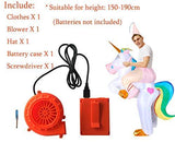 FENWOOH Alien Inflatable Costumes Fancy Costume Halloween Cosplay Fantasy Costume Adult/Kids (Unicorn-Adult) - Glow-Paradise