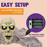 JOYIN Halloween Décor Groundbreaker Zombie with Sound and Flashing Eyes for Yard Outdoor Decorations - Glow-Paradise