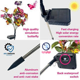 IGRARK Solar Lights Outdoor Garden Butterfly Lights Decorative Solar Stake Lights with Butterflies 2 Pack Decor Powered Waterproof for Garden Yard Pathway - Glow-Paradise