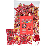 Ring Pop Individually Wrapped Back to School Red Cherry Party Pack – 30 Count Cherry Flavored Red Candy Lollipop Suckers - Red Candy for School Treats & Care Packages - Glow-Paradise