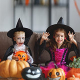 8pcs Witch Hats,Witch Hat,Halloween Black Witch Hat,Suitable for Role-Playing or Party Decoration,Black Witch Hat Can Also Diy Your Favorite Patterns, Creative Inspiration Can Not Stop! - Glow-Paradise