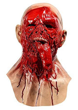 LEKA NEIL Halloween mask-zombie mask-Vampire Mask-Creepy Costume Corpse Party Overhead Mask (Red-B) - Glow-Paradise