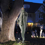 JOYIN Halloween 67" Hanging Light-Up Grim Reaper Outdoor Decoration, Halloween Skeleton Grim Reaper for Haunted House Prop Décor - Glow-Paradise