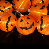 Halloween Lights,Makion Halloween Decorations Fairy Lights 2.5M/8.2FT 10 Led Pumpkin Lanterns Battery Powered String Lights - Glow-Paradise