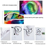 Led Light Up Clothing - Rave Clothes For Women Fuzzy Vest Sequin Disco Jacket Men Fur coat Costume Outfits (Medium) - Glow-Paradise