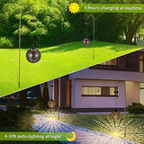 Hanging Solar Lanterns, Large Hanging Solar Lights Outdoor, Metal Waterproof Garden Solar Lanterns Decorations for Yard Tree Fence Patio and Pathway - Glow-Paradise