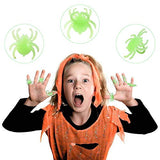 56pcs Spider Rings Glow in The Dark Plastic Bugs Insects Ring Toys for Kids Toddlers Halloween Party Favors Trick or Treat Rings Goody Bag Filler - Glow-Paradise