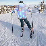 Unisex Light Up LED Jacket American Sizes Adult Kids Clothing Apparel Outfit Dance Club Rave Glow - Women M - Glow-Paradise