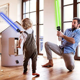 TOY Life Light Up Saber - 3 Pack Lightup Sabers, Telescopic Extendable & Collapsable Laser Sword, LED Light Sword Set with Motion Sensitive FX Sound, Light Up Swords for Kids Adults - Glow-Paradise