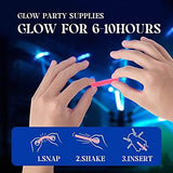 Halloween Glow in The Dark Party Favor Set, 20 Critters&40 Glow Sticks for Halloween Trick or Treating Goodie, School Classroom Game Rewards, Halloween Miniatures, Halloween Prizes for Kids. - Glow-Paradise