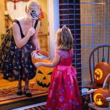 Lulu Home Halloween Jack O Lantern Bags, Plastic Goodie Bags for Trick Or Treat, Party Favor Bags, 72PCS - Glow-Paradise